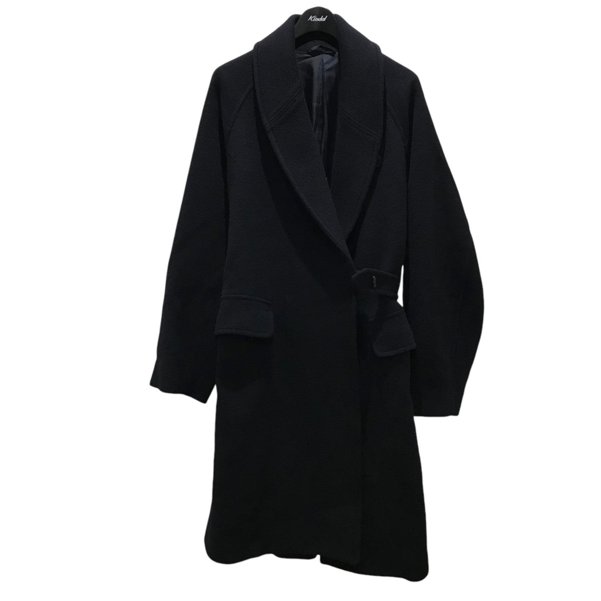 blurhms(ブラームス) 【Wool Cashmere Shawl Coat】ショールカラーコートBHS22F012 BHS22F012 ネイビー  サイズ 4｜【公式】カインドオルオンライン ブランド古着・中古通販【kindal】