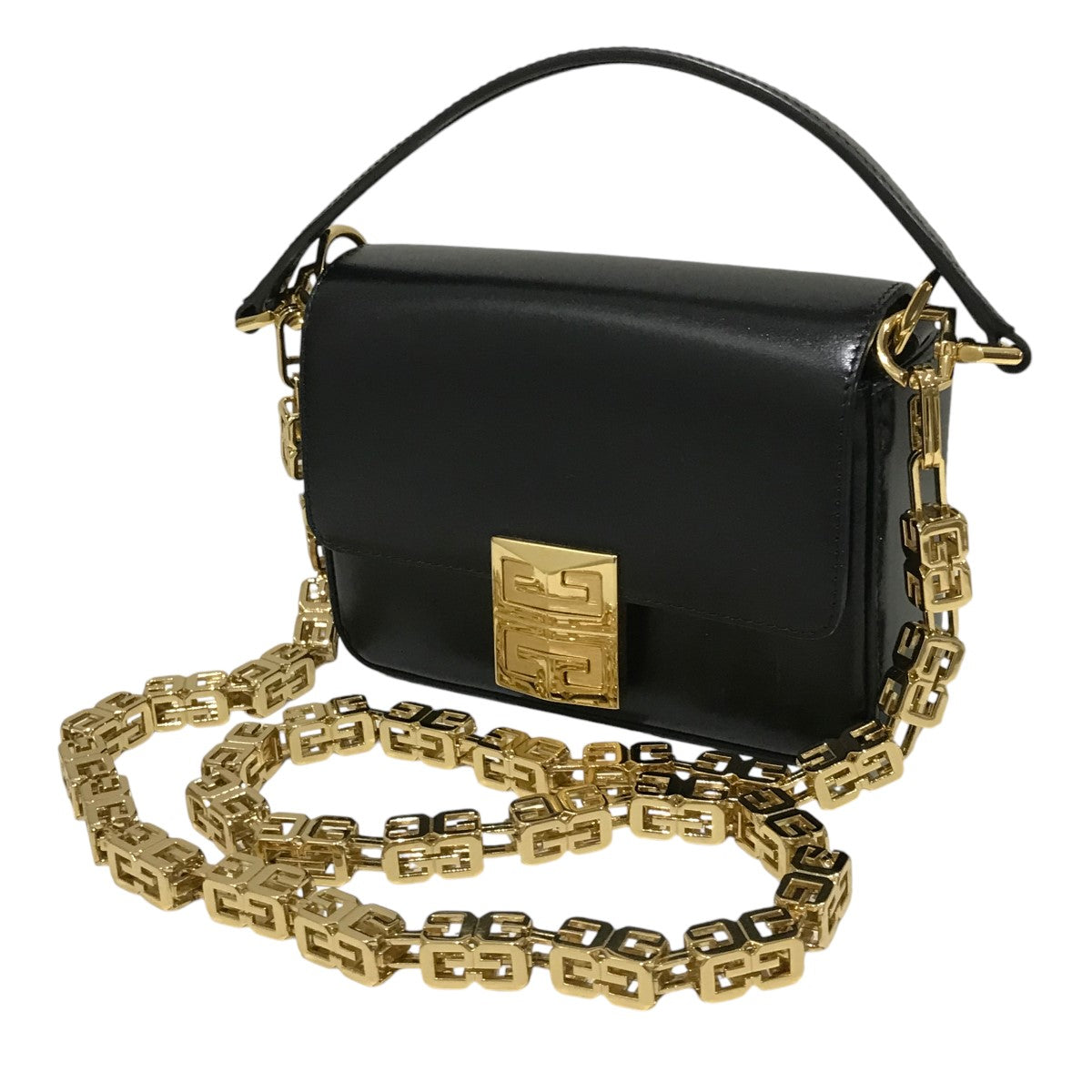 GIVENCHY(ジバンシィ) レザーチェーンショルダーバッグ ブラック