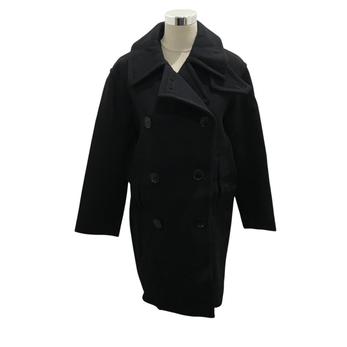 新品未使用　試着のみ　HERMES　エルメス　ピーコート　Pコート　ブラック HERMES(エルメス) Pコート ブラック サイズ 36｜【公式】カインドオル