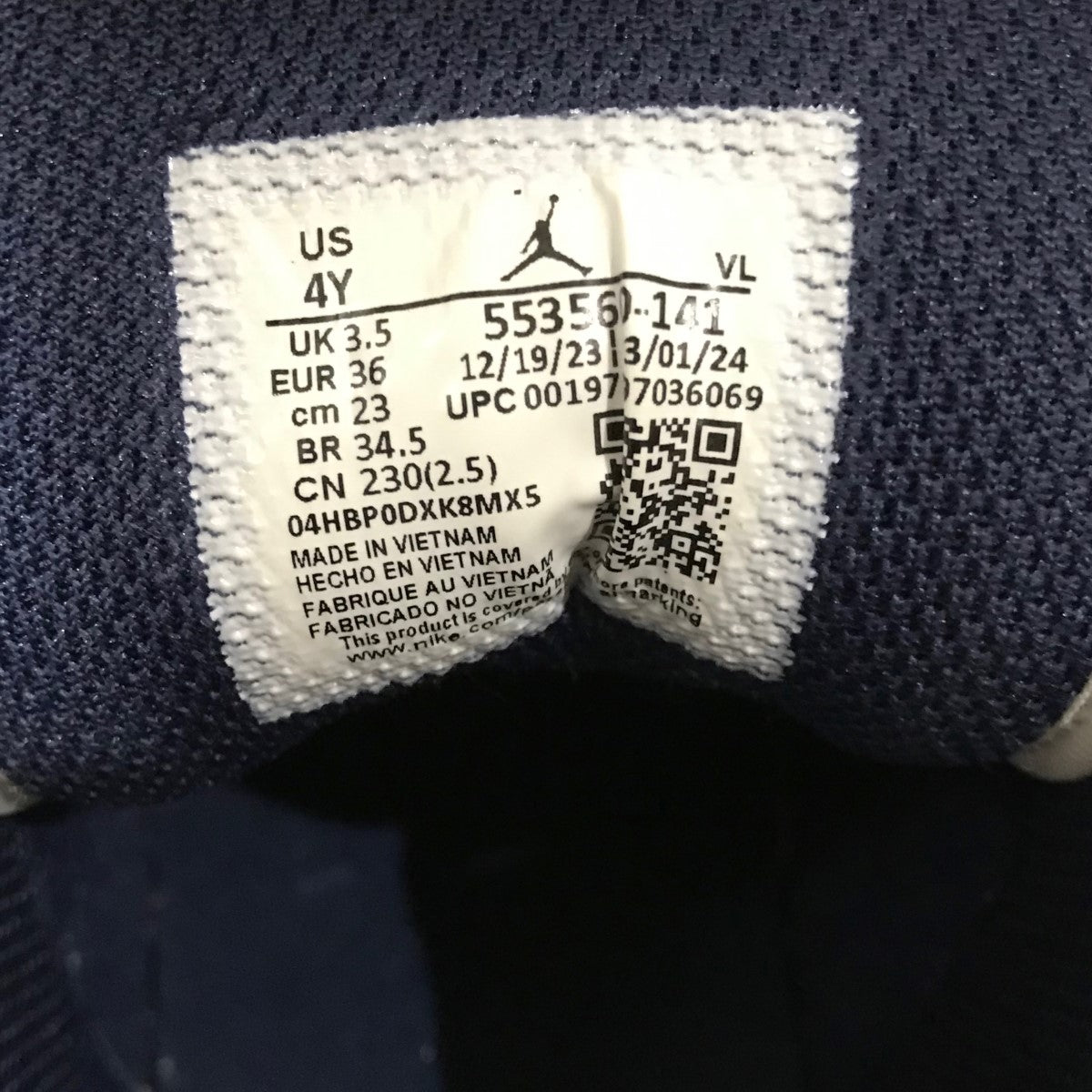 【AIR JORDAN 1 LOW GS】ローカットスニーカー553560-141