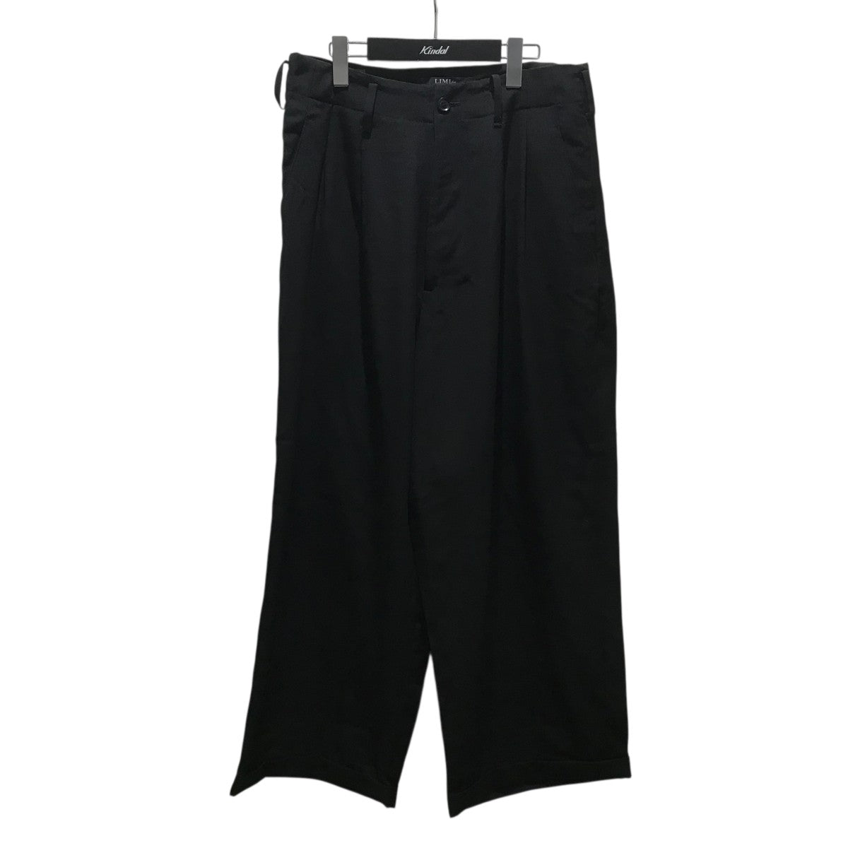 LIMI feu リミフゥ 2011SS ウールギャバ ワンピース 黒 ブラック リミフゥLIMI feu コットンポケットデザインワンピース 黒S (K