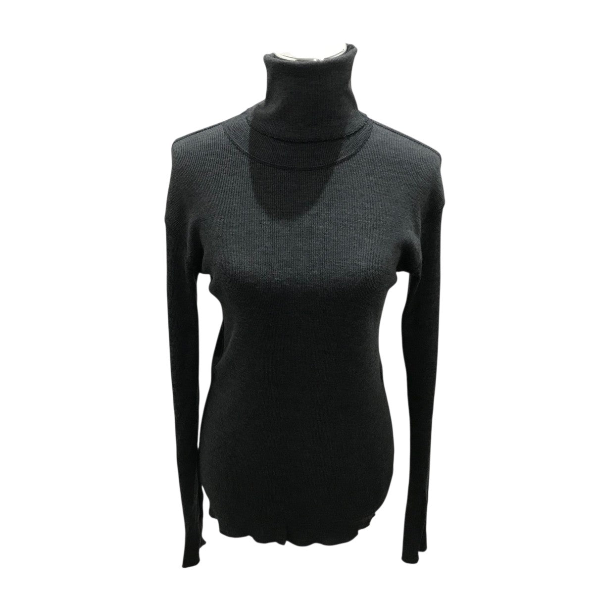 【定価約4万✨】ドゥーズィエムクラス　タートルネックニットドレス　カシミヤ混　黒 Deuxieme Classe（ドゥーズィエムクラス）の「タートルネック