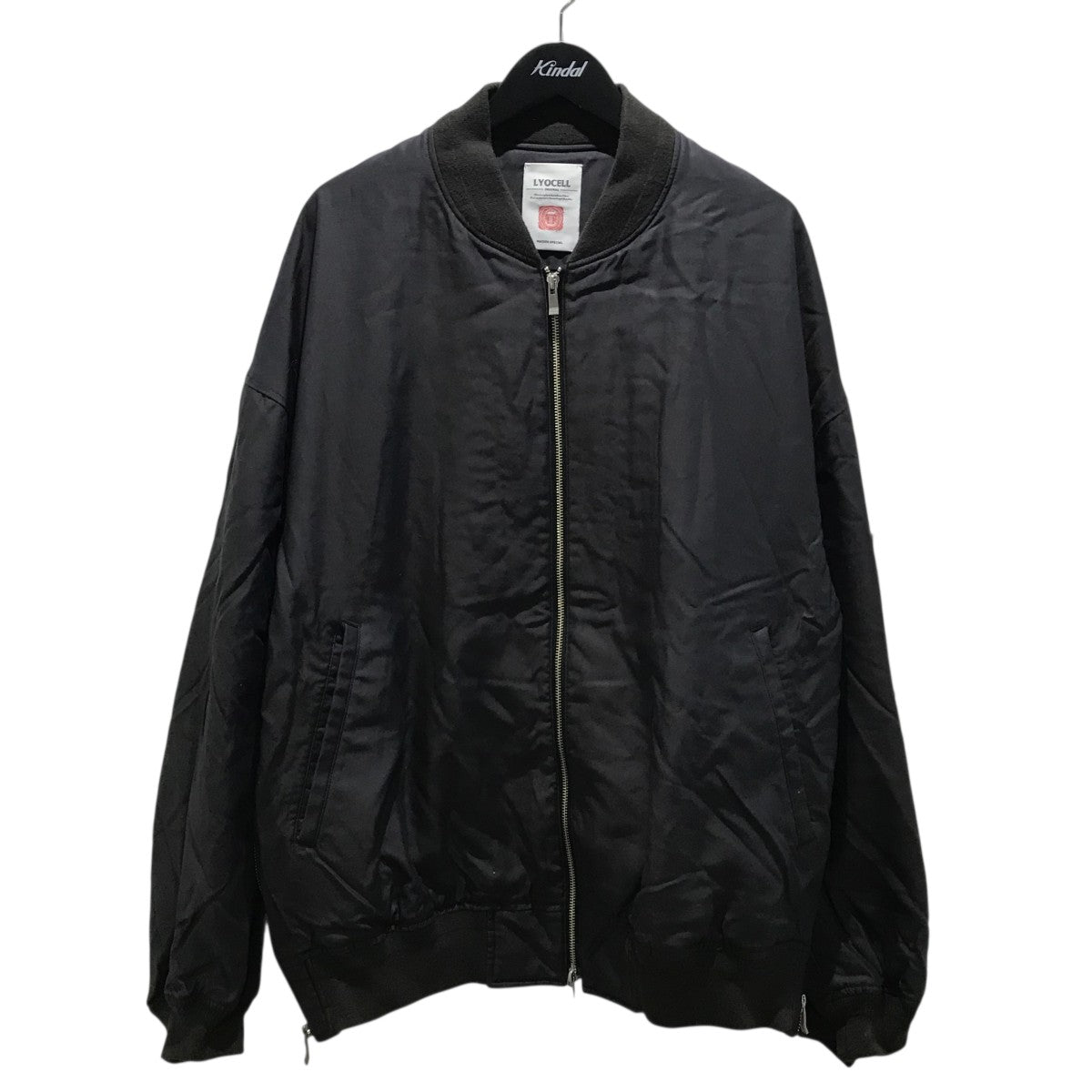 メゾンスペシャル　LYOCELL ブラック MA-1ジャケット MAISON SPECIAL(メゾンスペシャル) 【Lyocell Twill Chambray Prime