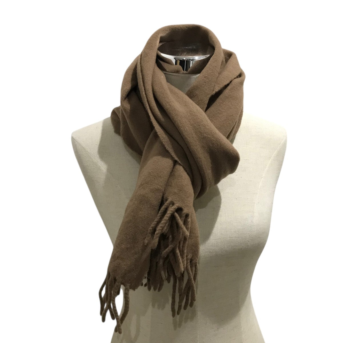 【正規品】Acne Studios ウールフリンジマフラー 黒 CA0086 ACNE STUDIOS(アクネストゥディオズ) ウールフリンジマフラー