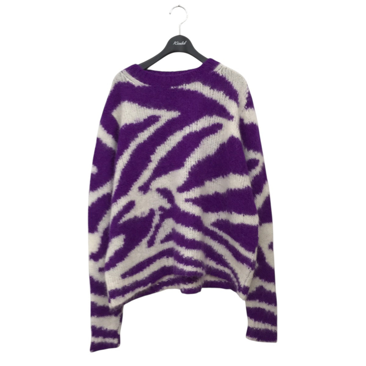 DRIES VAN NOTEN(ドリスヴァンノッテン) ゼブラモヘアニット パープル