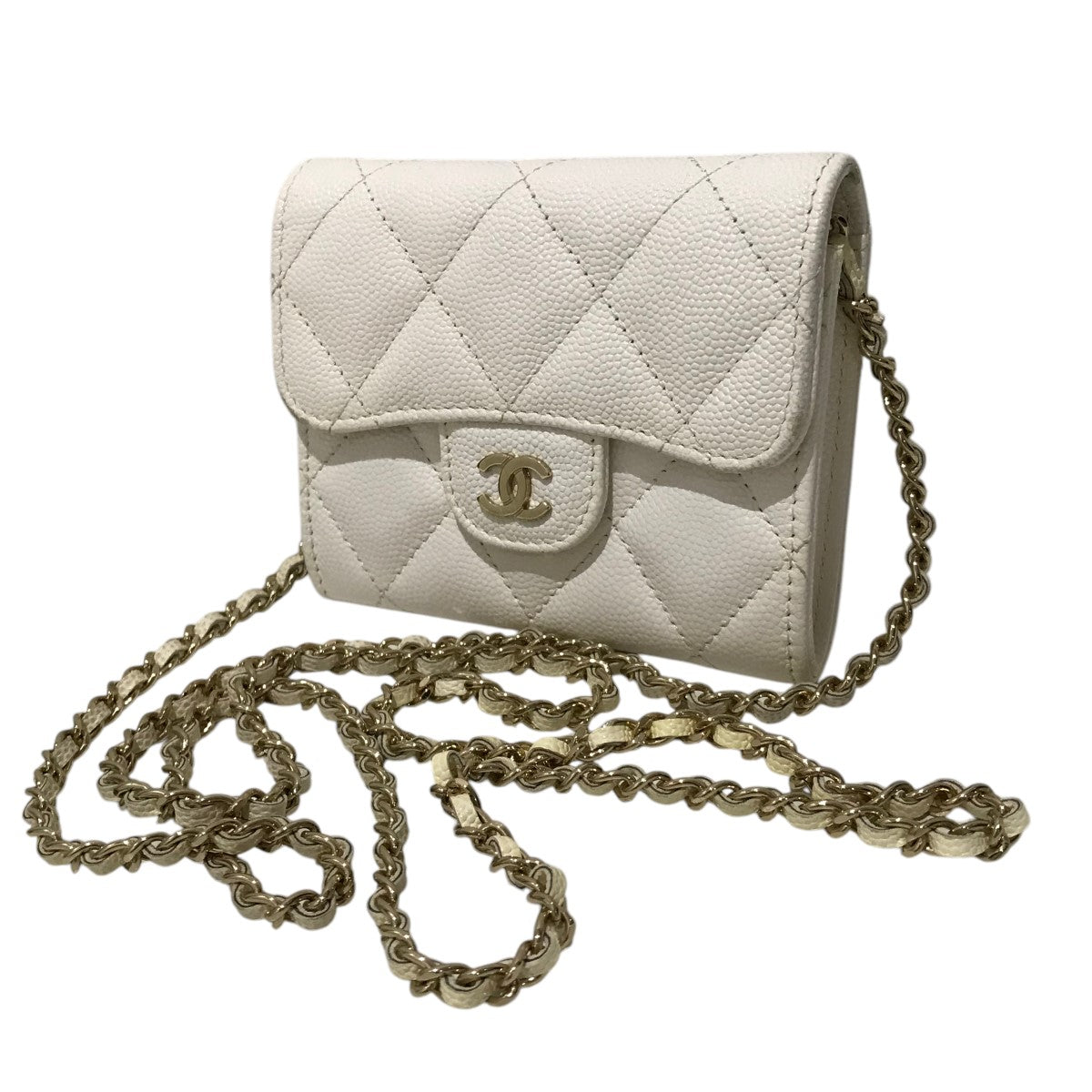 CHANEL(シャネル) チェーンウォレット - ホワイト｜【公式】カインドオルオンライン ブランド古着・中古通販【kindal】