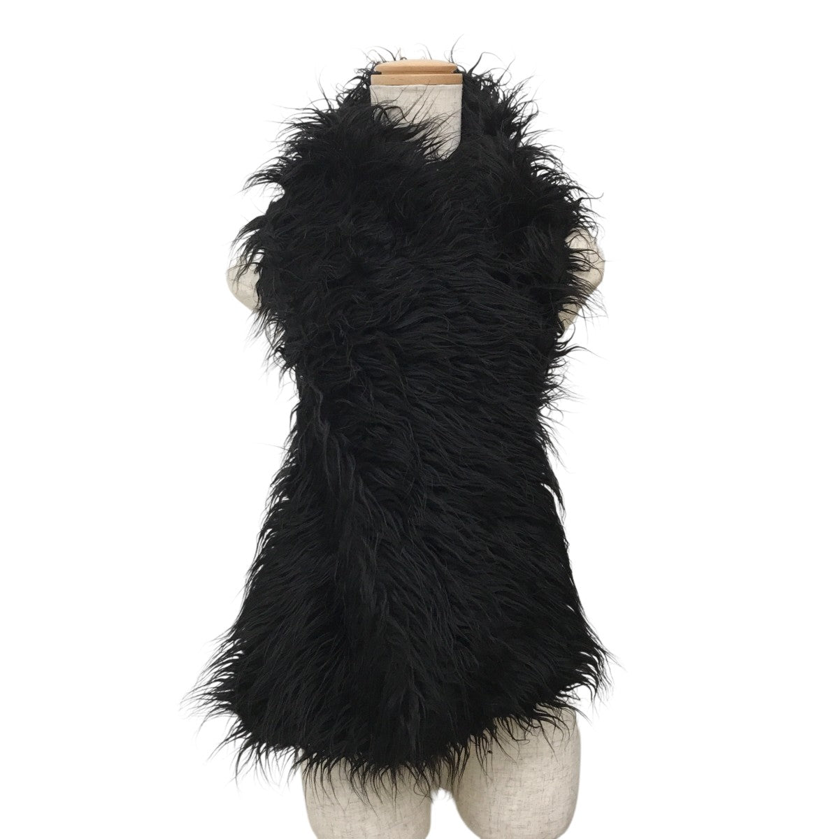 小物 our legacy floss scarf black fake fur Our Legacy – Floss Scarf Black