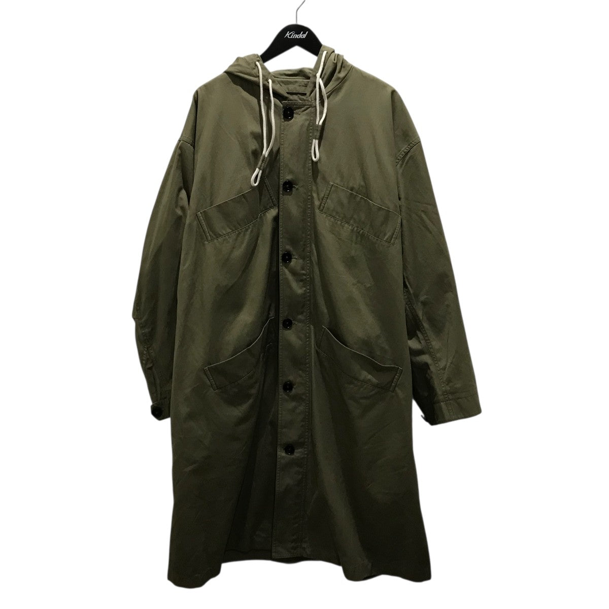 JIL SANDER(ジルサンダー) フーデットミリタリーコートJSMU430121