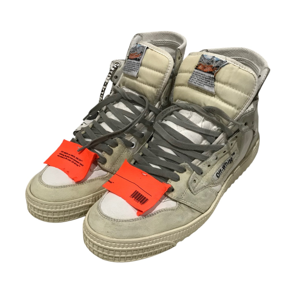 OFFWHITE ハイカットスニーカー 古着・中古-1枚目のアイテム画像