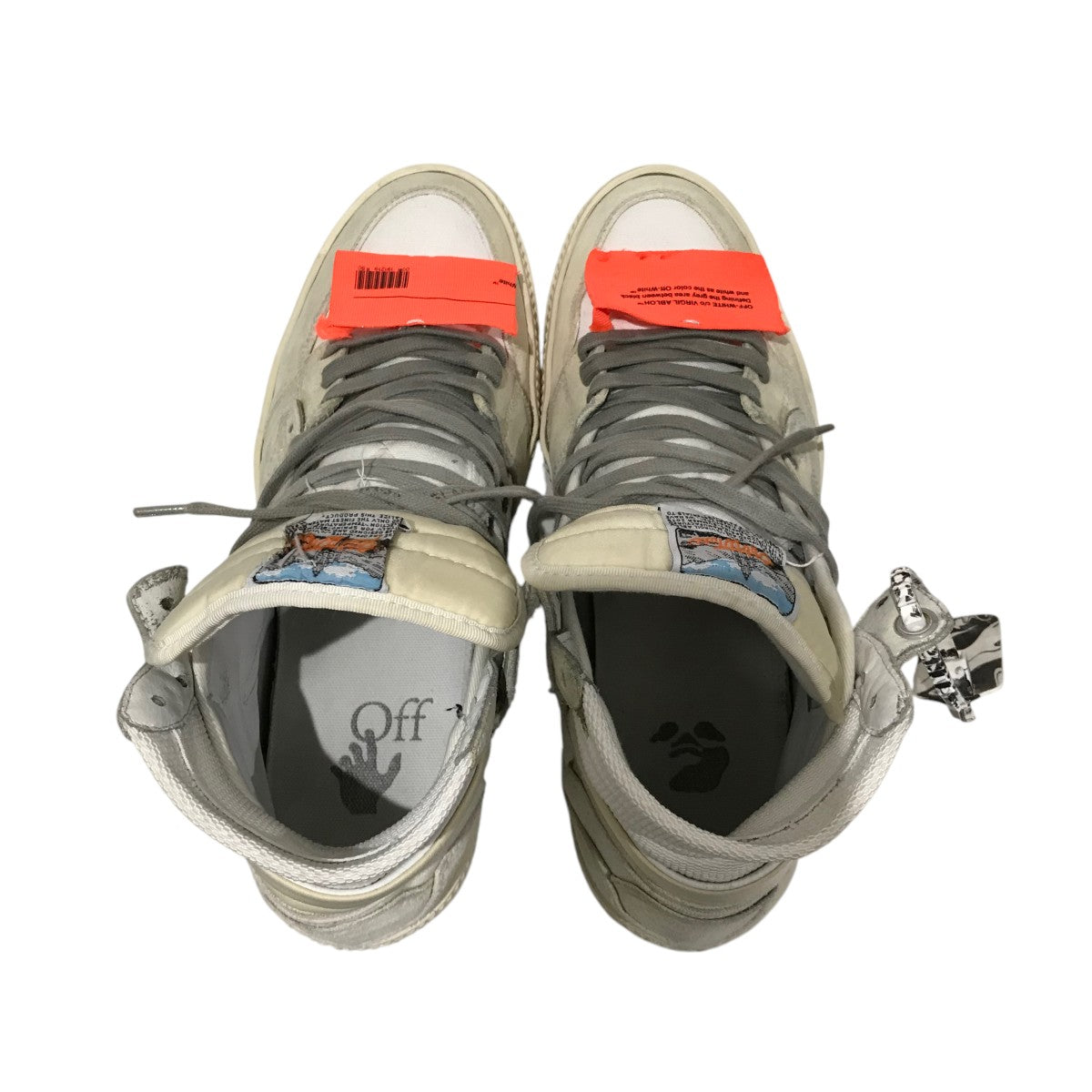OFFWHITE ハイカットスニーカー 古着・中古-2枚目のアイテム画像