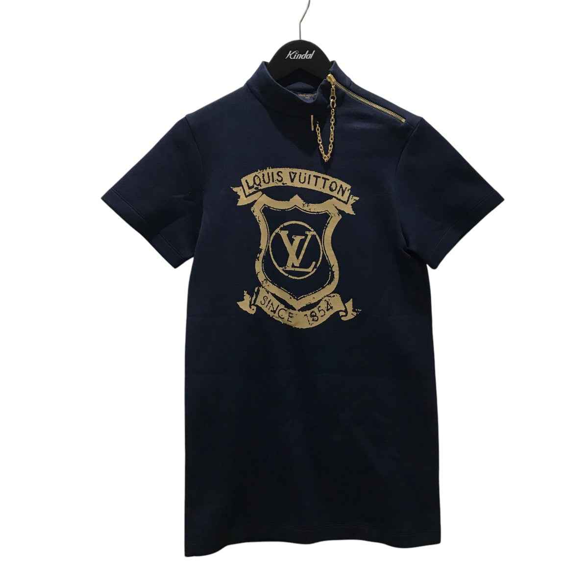 LOUIS VUITTON ルイヴィトン SIZE XS ワンピース ブローチ付 2023SS☆すぐ届く！【ルイヴィトン】ドレス ワンピース 関税込