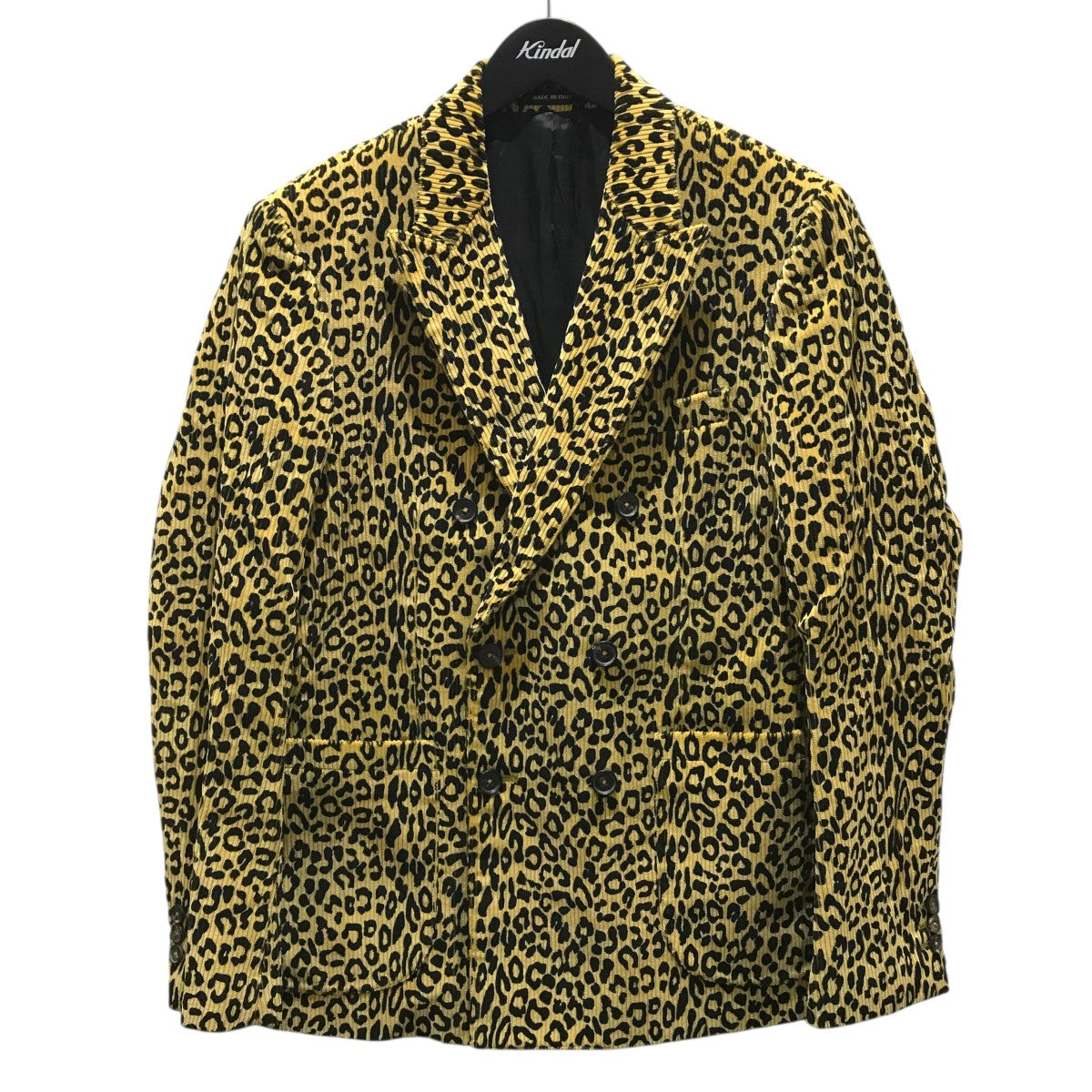 Noah(ノア) レオパードダブルジャケット イエロー サイズ 38R｜【公式