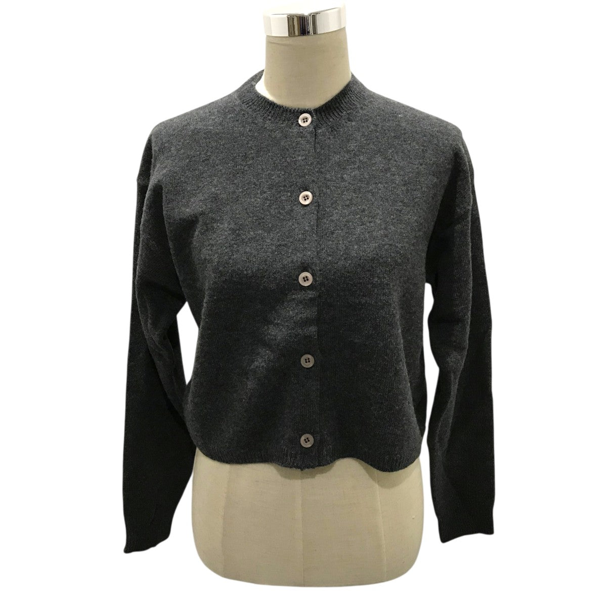 MIU MIU(ミュウミュウ) バックロゴウールカーディガンDNA02T DNA02T