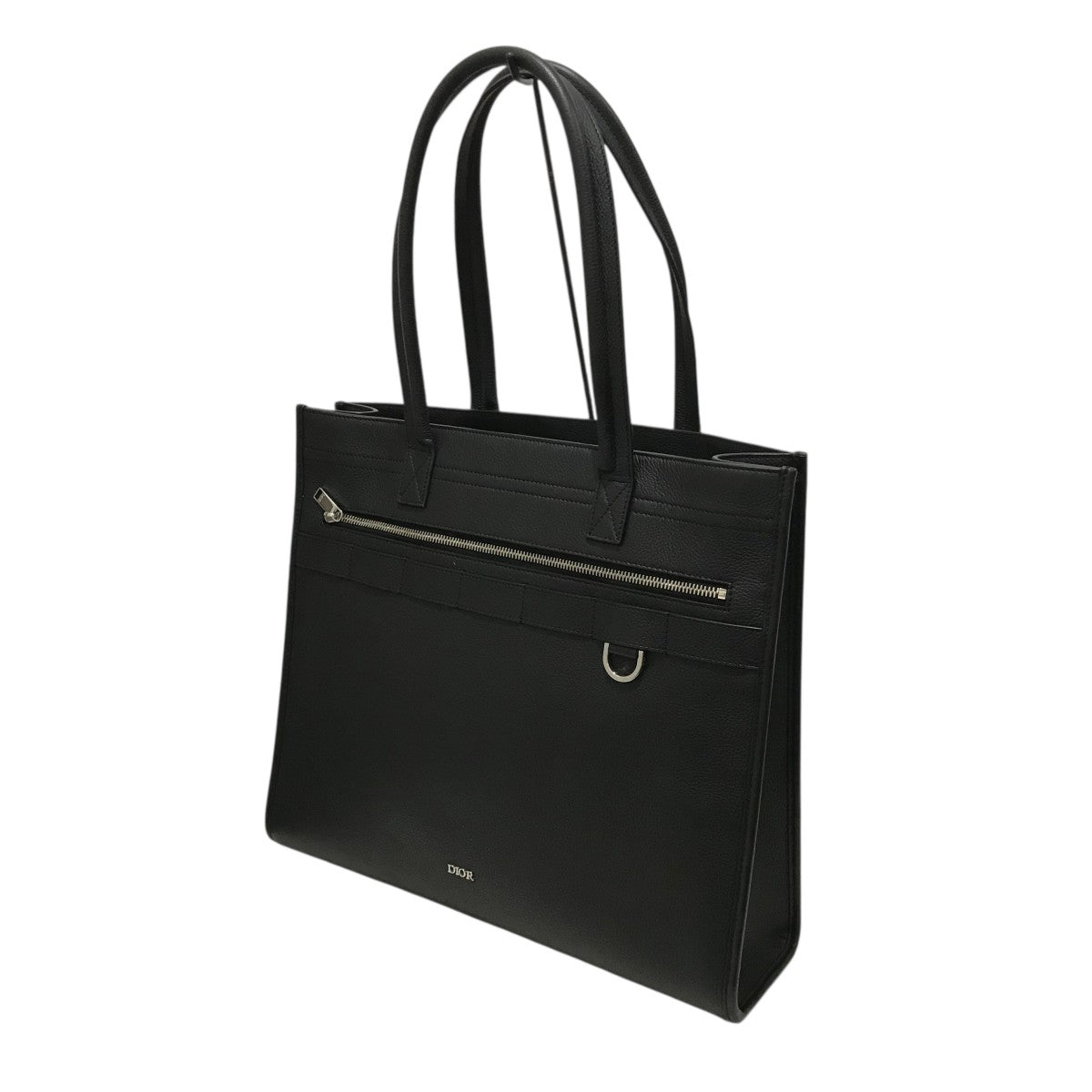 Dior ブラック トートバッグ　パテントレザー　エナメル レディディオール ラージ ハンドバッグ エナメルレザー ブラック