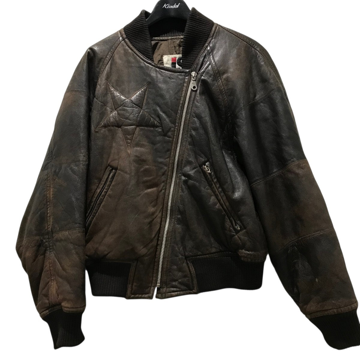 ISSEY MIYAKE シワ加工 パッチワーク レザージャケット メンズ ISSEY MIYAKE シワ加工 パッチワーク レザージャケット メンズ 楽天