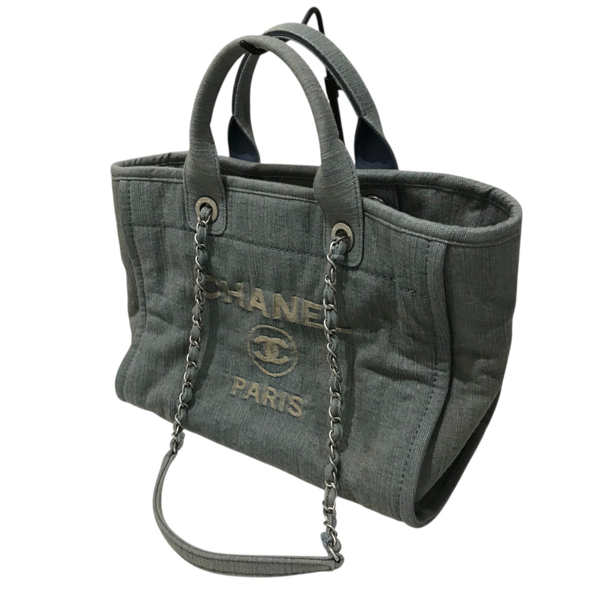CHANEL(シャネル) ココマークド-ヴィル2WAYバッグ - ライトインディゴ 