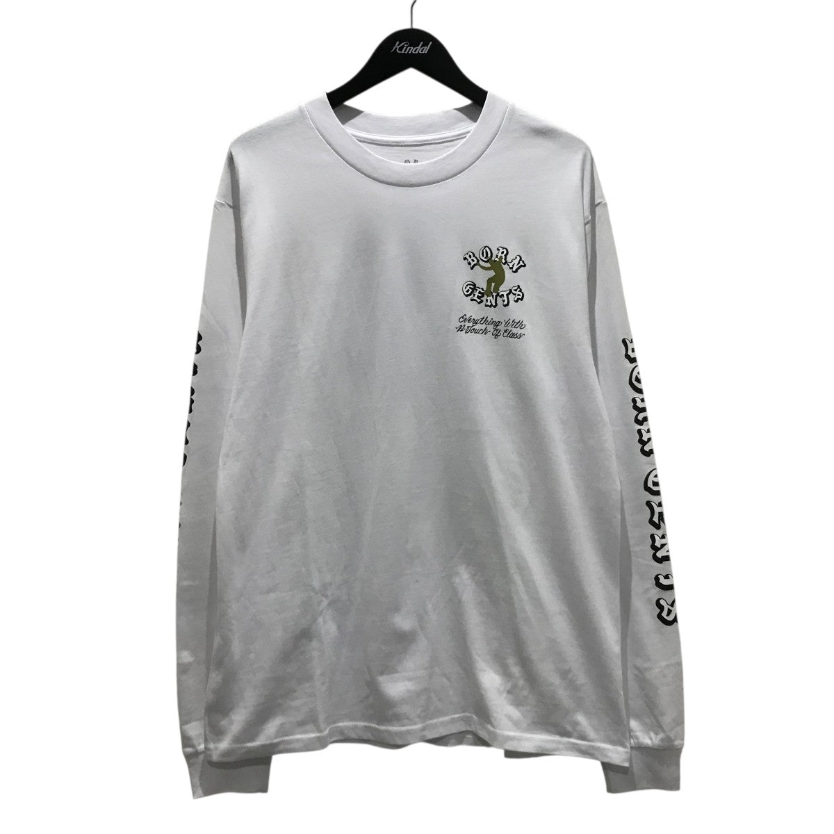 UNION×BORN X RAISED ROCKER L／S TEE長袖カットソー ホワイト