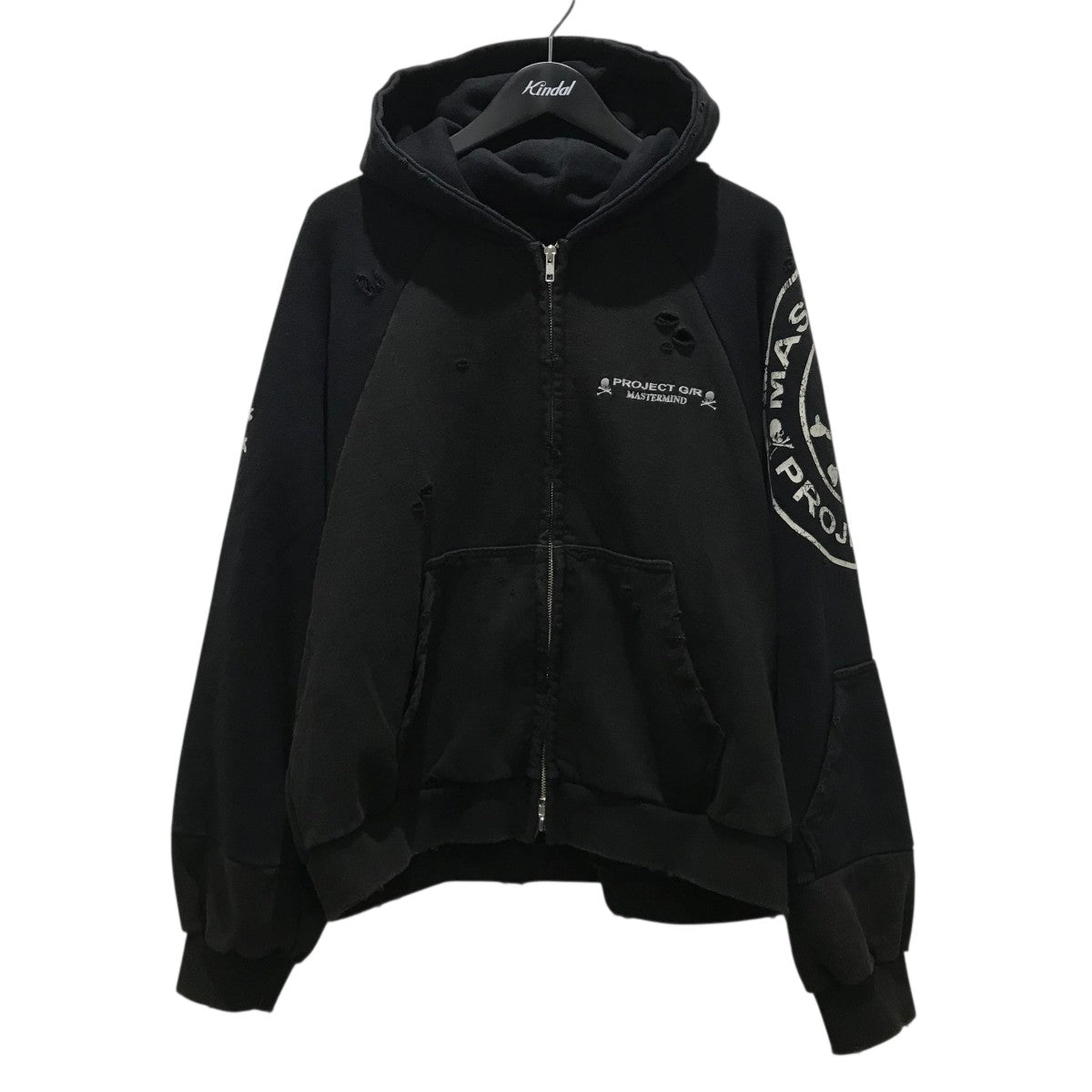 マスターマインドジャパン×ネイバーフッド　ジップアップパーカー 未使用】MASTERMIND×アサヒ芸能/マスターマインド×アサヒ芸能