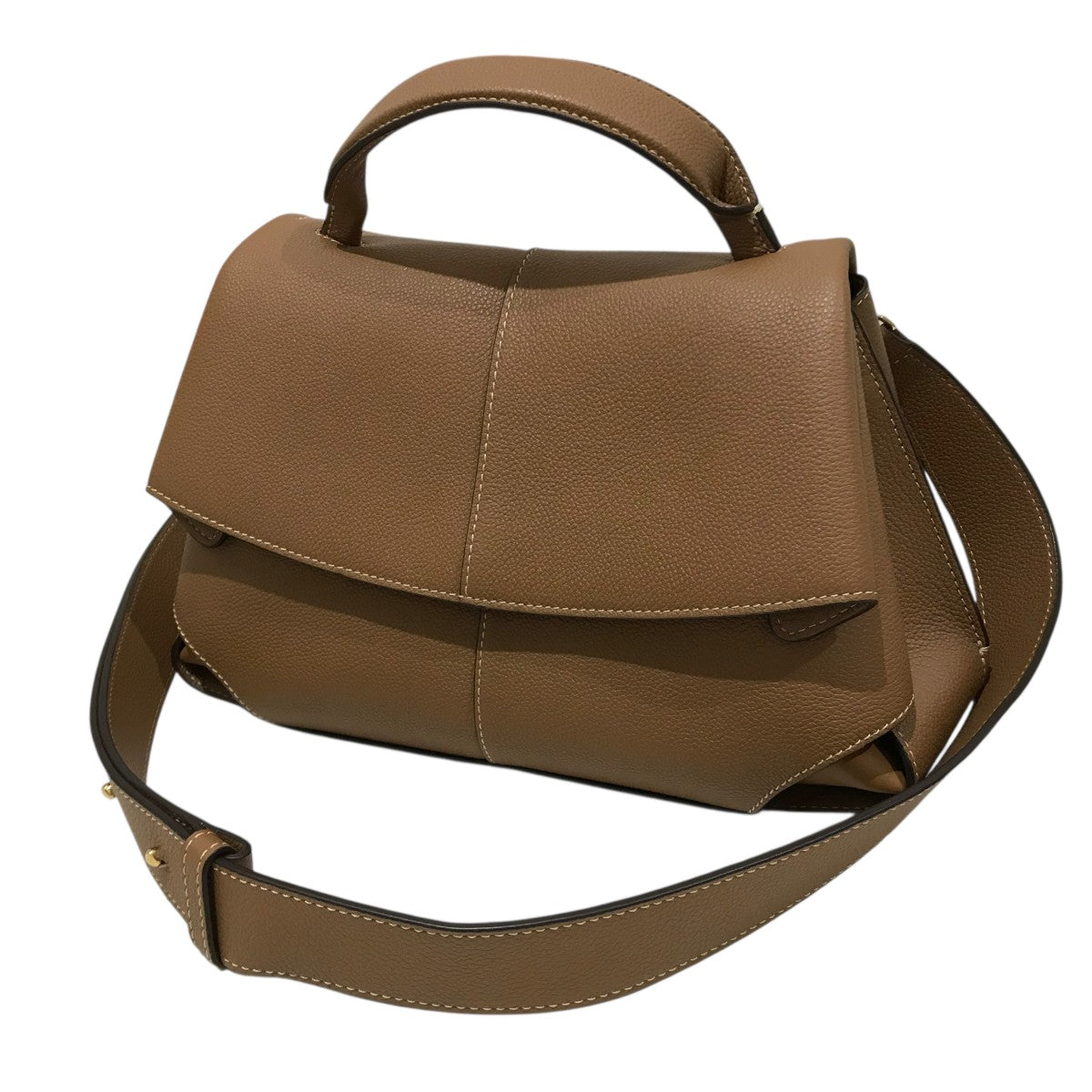 POLENE ポレーヌ カヌレバッグ ブラウン 中古・古着通販】POLENE (ポレーヌ) カヌレショルダーバッグ