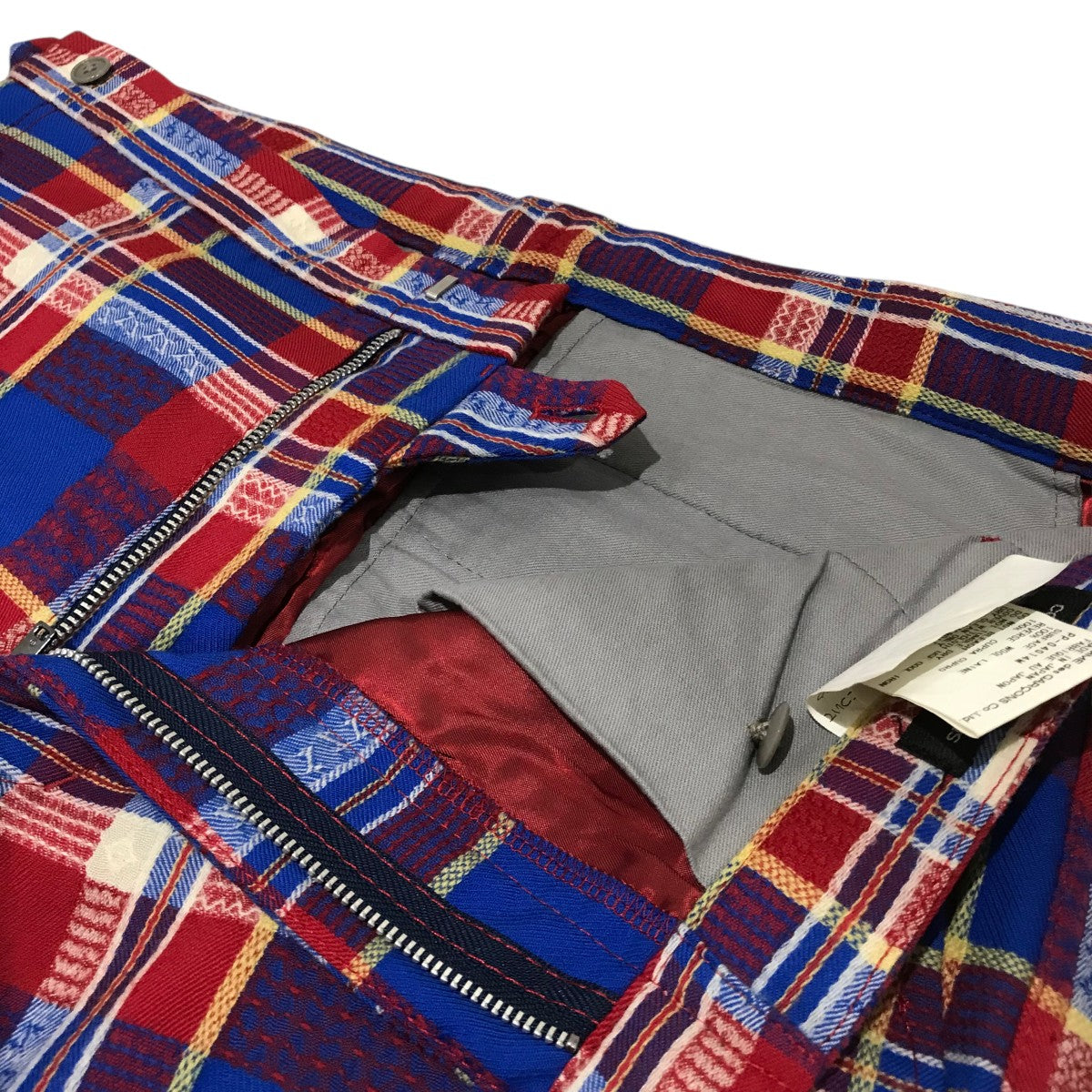 COMME des GARCONS HOMME PLUS チェックジャケットセットアップPJ-04014M 古着・中古-7枚目のアイテム画像
