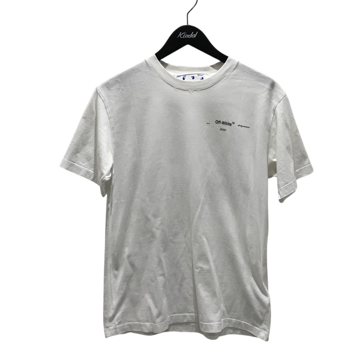 値下げ　off-white シャツ　美品 OFF-WHITE(オフホワイト) / Tシャツ/XL/コットン/ブラック