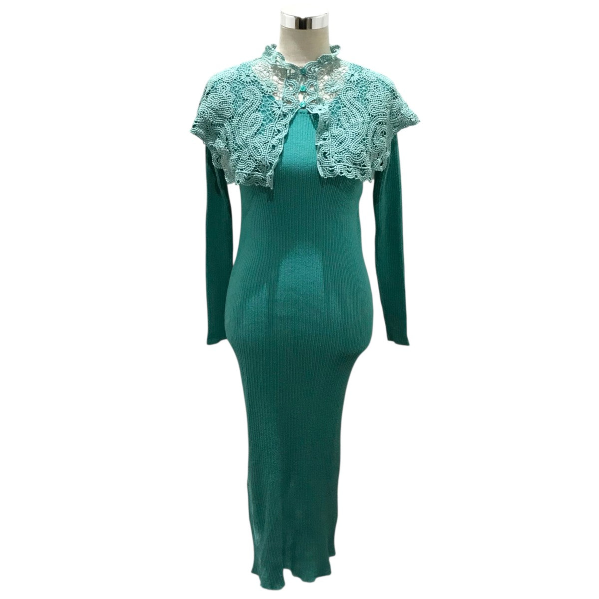 AMERI(アメリ) 【LACE COLLAR SET DRESS】レースカラーセット