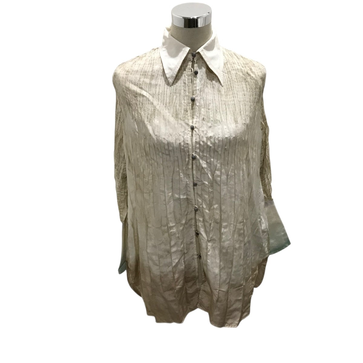 Mame kurogouchi シルクシャツ mame kurogouchi(マメクロゴウチ) 23SSArimatsu Shibori Ombre