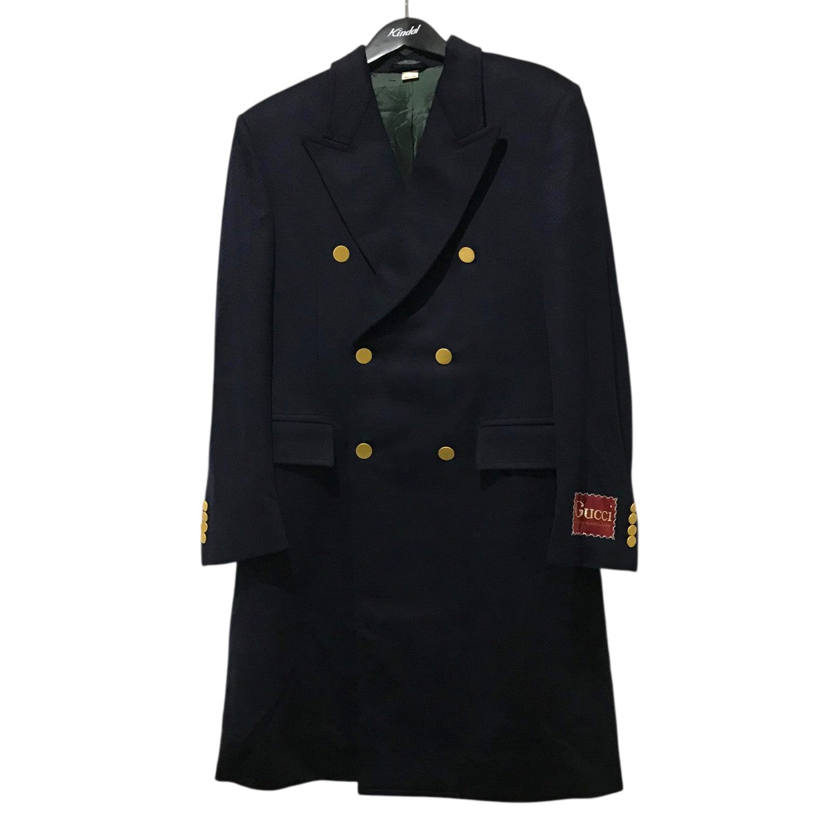 GUCCI(グッチ) ダブルブレストコート618695 618695 ネイビー サイズ 44