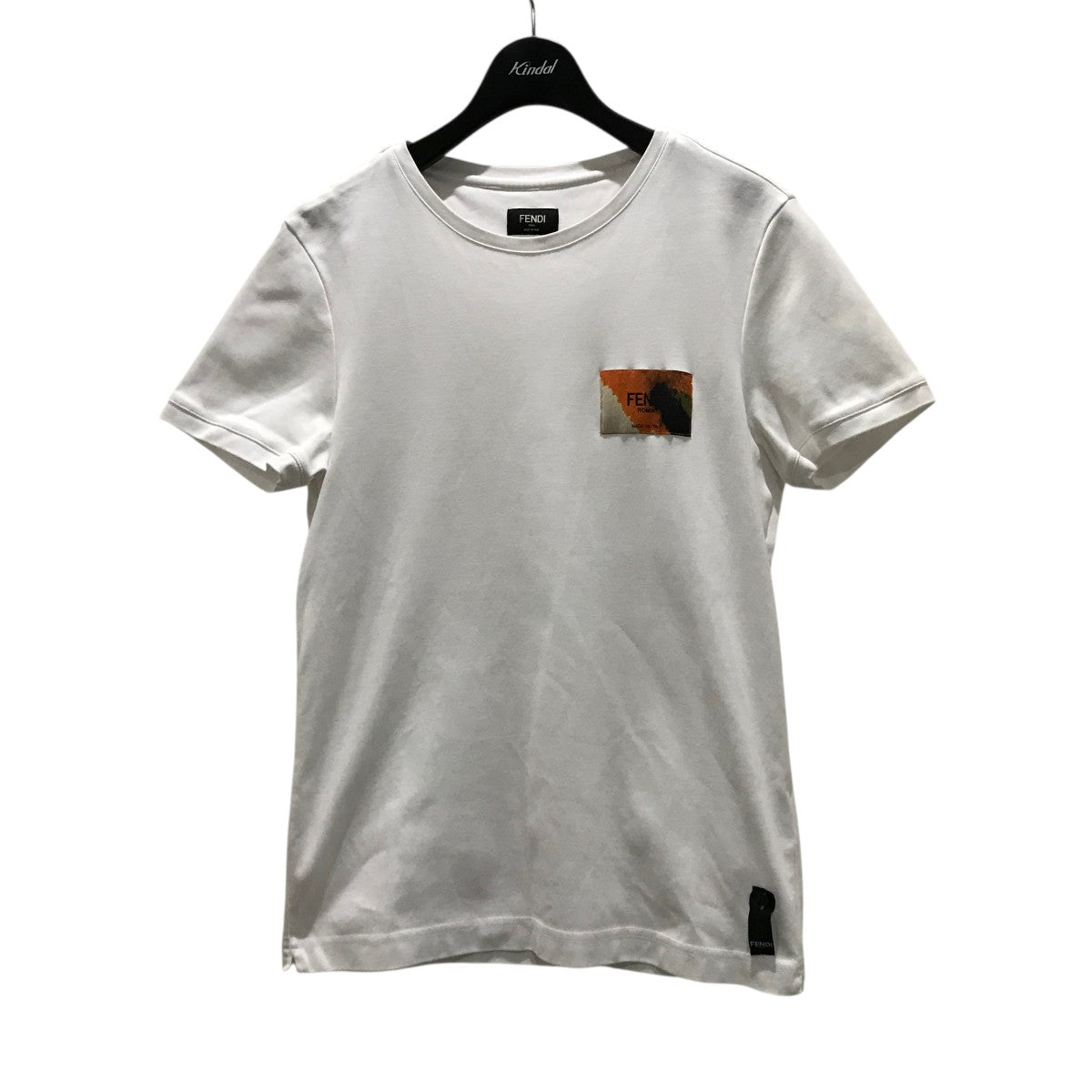 FENDI(フェンディ) ロゴラベルTシャツ043J611A0589 043J611A0589