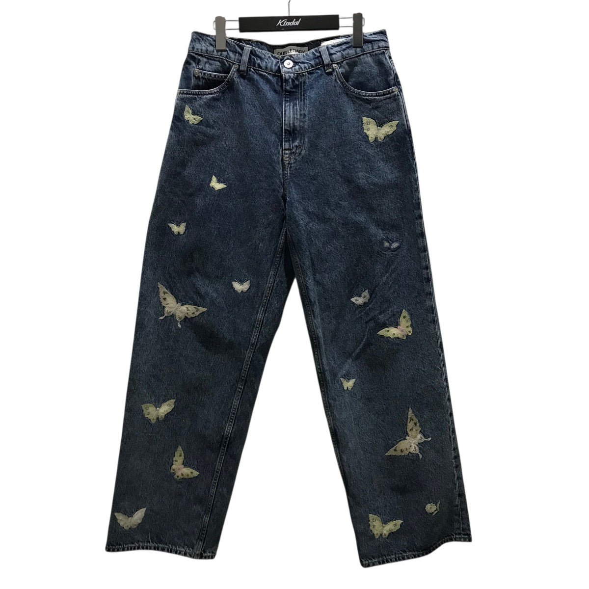 ourlegacy zigzag パンツ OUR LEGACY(アワーレガシー) ジグザグ ステッチ デニムパンツ