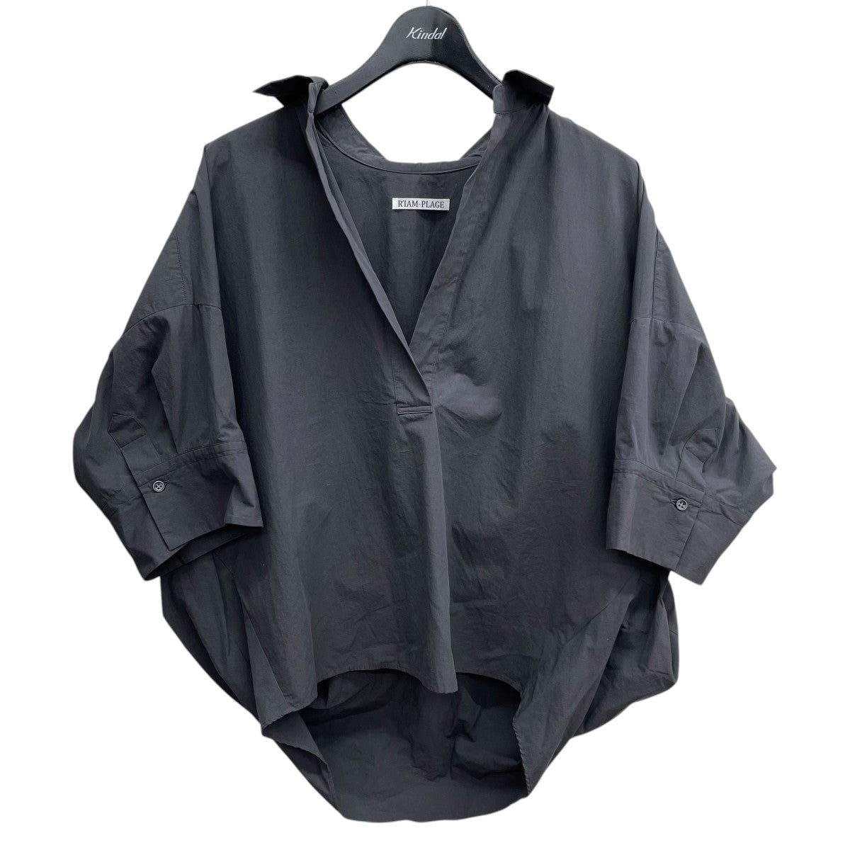 R'IAM-PLAGE(リアムプラージュ) フォルムスキッパー半袖 シャツ 24-050