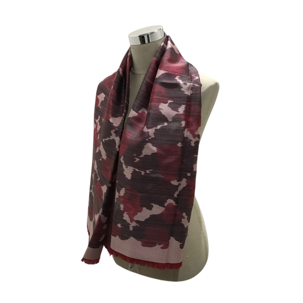 ディオール 総柄 ストール レディース Dior 【1-0233060】 中古・古着通販】DIOR (ディオール) トロッター柄シルクストール