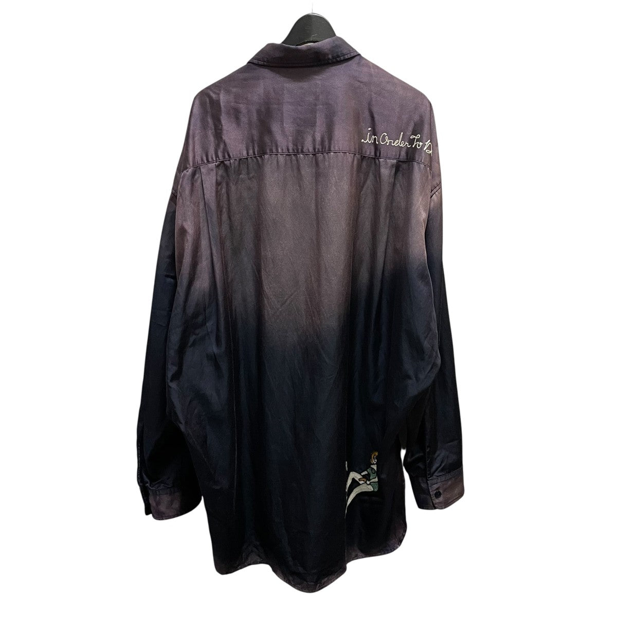 Maison MIHARA YASUHIRO 24SS【Embroidery Shirt】オープンカラーシャツC12SH116 古着・中古-2枚目のアイテム画像