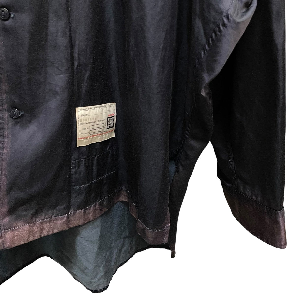 Maison MIHARA YASUHIRO 24SS【Embroidery Shirt】オープンカラーシャツC12SH116 古着・中古-4枚目のアイテム画像