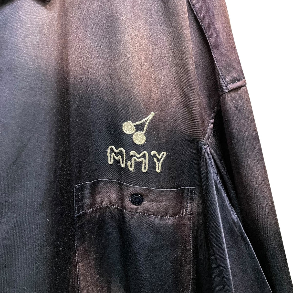 Maison MIHARA YASUHIRO 24SS【Embroidery Shirt】オープンカラーシャツC12SH116 古着・中古-5枚目のアイテム画像