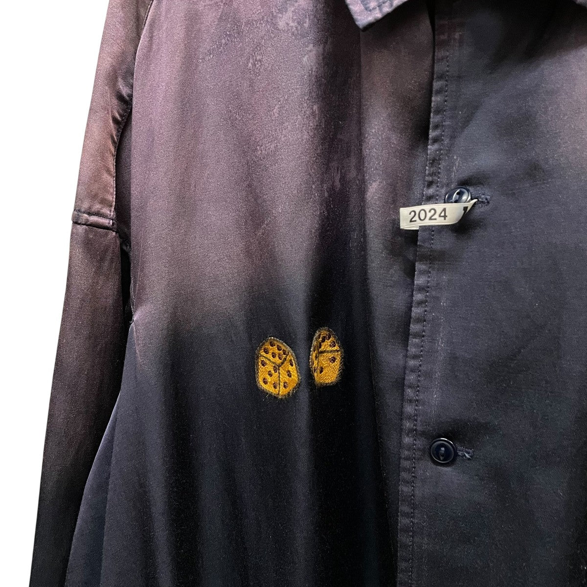 Maison MIHARA YASUHIRO 24SS【Embroidery Shirt】オープンカラーシャツC12SH116 古着・中古-6枚目のアイテム画像