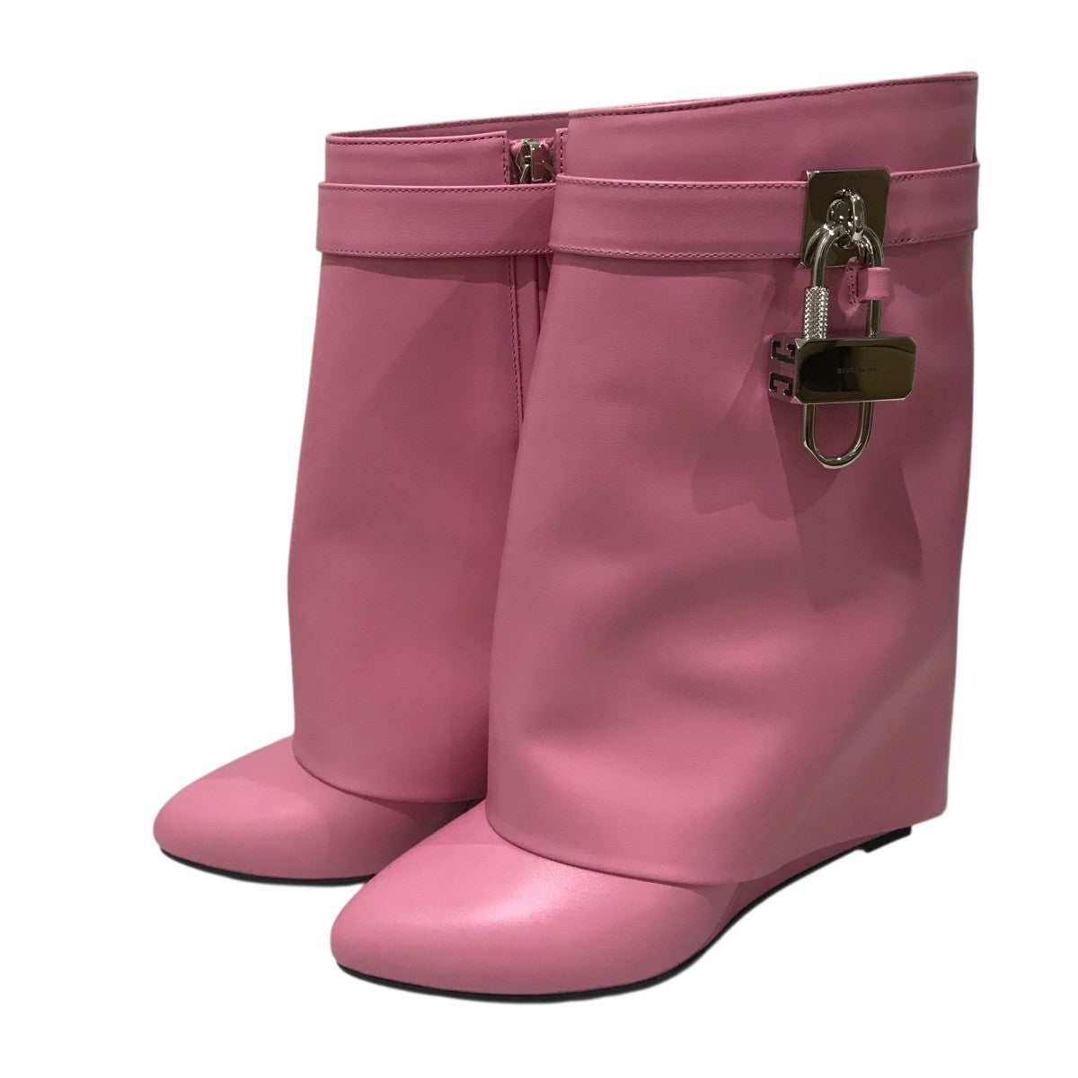 GIVENCHY シャークロックブーツ37 GIVENCHY(ジバンシィ) シャークロックブーツ ピンク サイズ 37