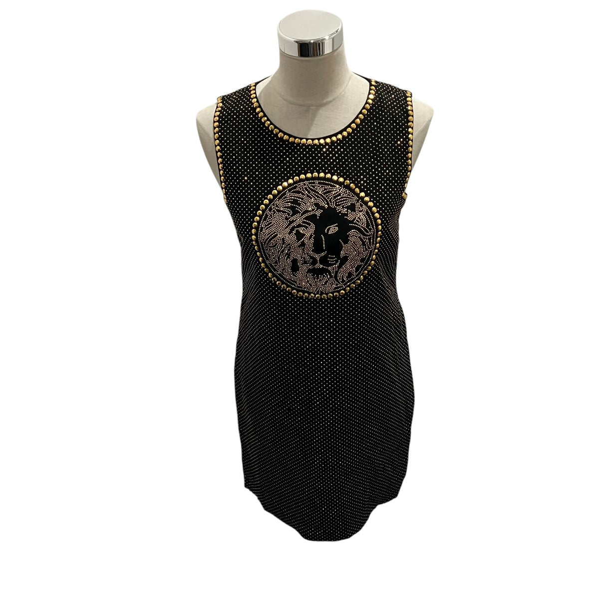 GIANNI VERSACE(ジャンニヴェルサーチ) ゴールドスタッズノースリーブ