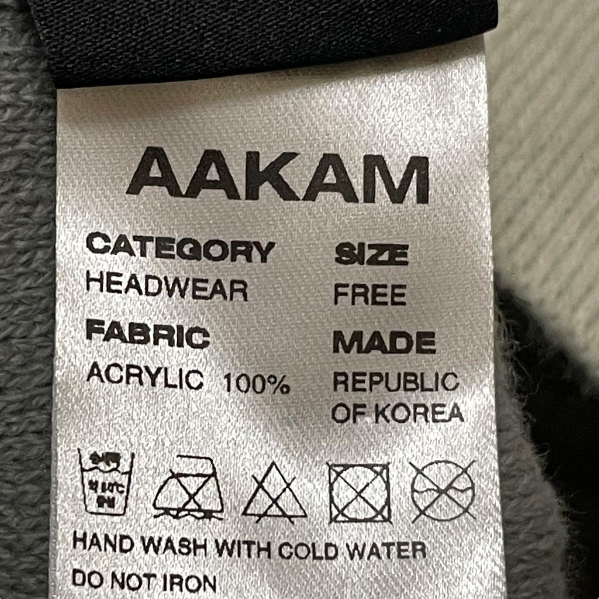 AAKAM ロゴビーニー 古着・中古-6枚目のアイテム画像