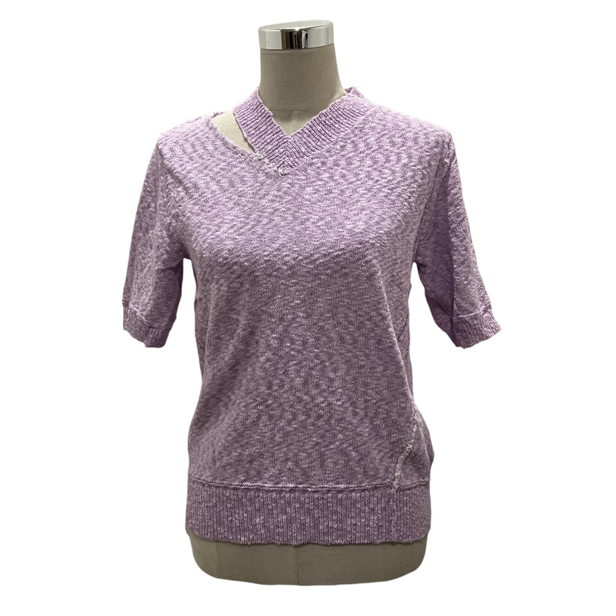 23SSデザイン半袖ニット0423010511