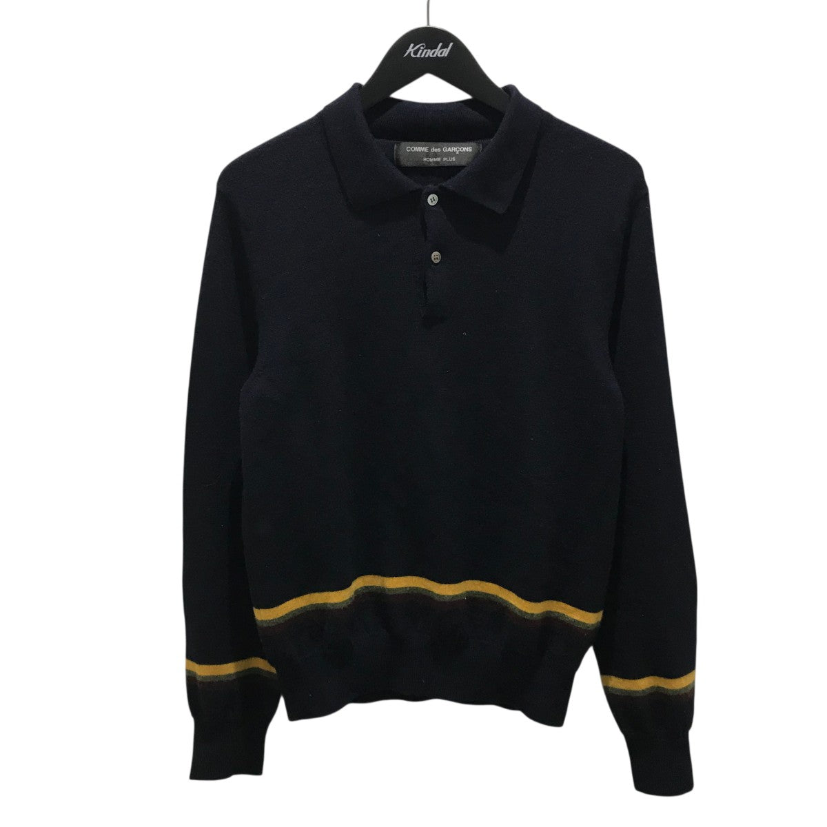 Comme des Garçons Homme Plus カーブ期　ニットポロ COMME des GARCONS HOMME PLUS(コムデギャルソンオムプリュス