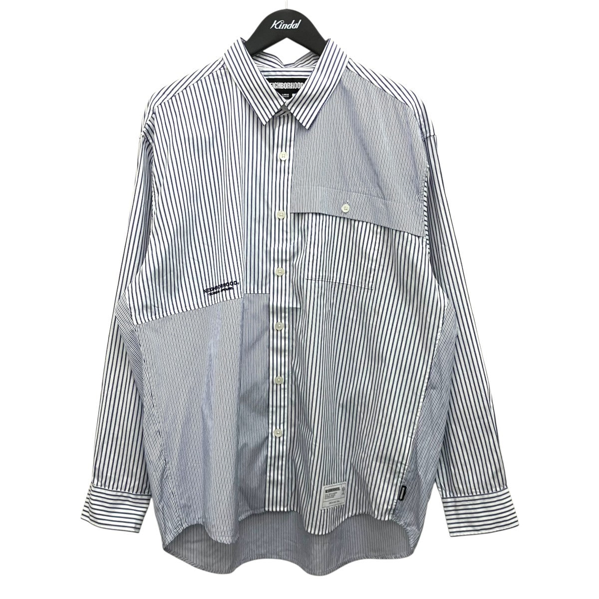 【MULTI STRIPE SHIRT LS】ストライプシャツ252SPNH-SHM05