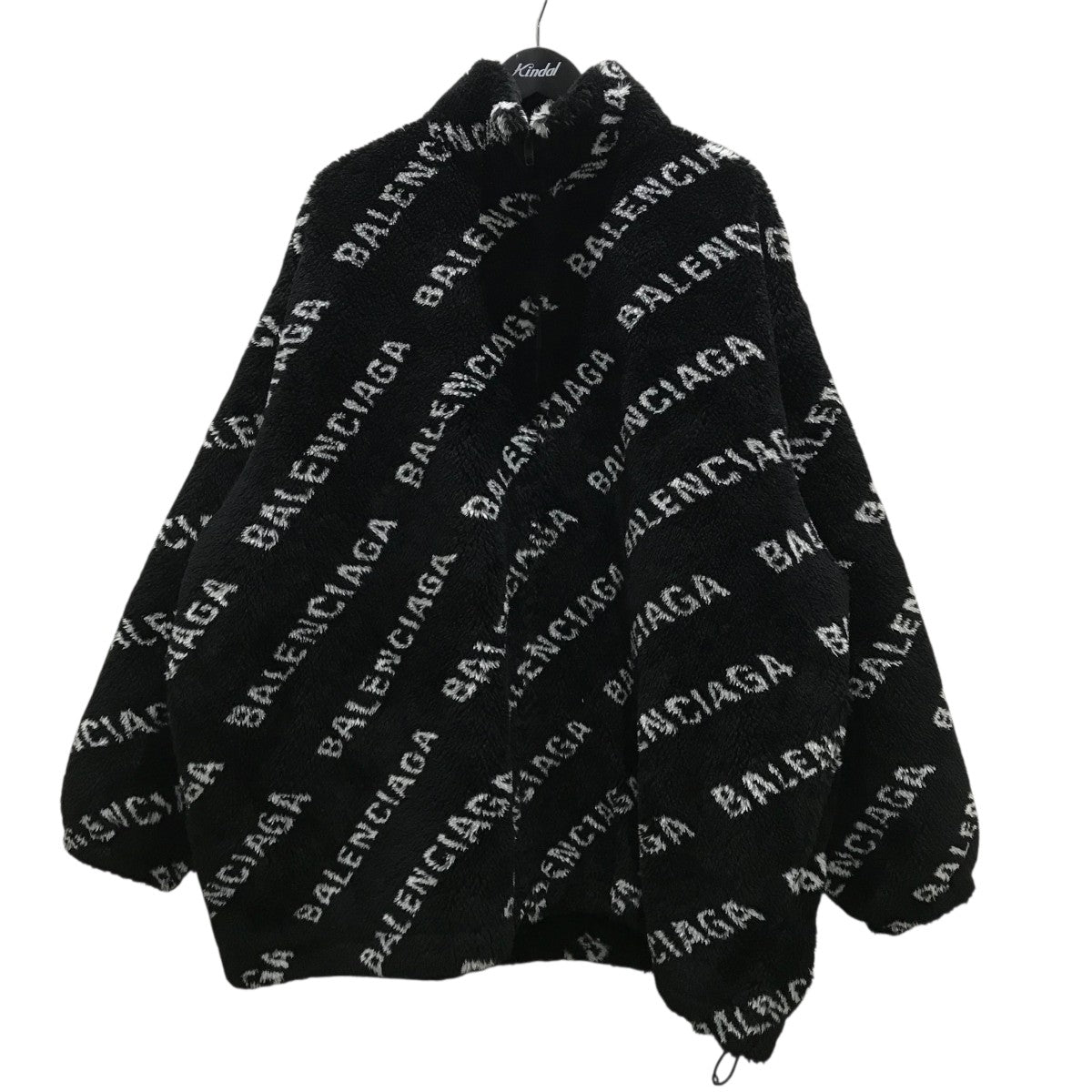 BALENCIAGA バレンシアガ ジャケット コート オーバーロゴ アウター BALENCIAGA(バレンシアガ) ロゴ フリース ボア ジャケット595049