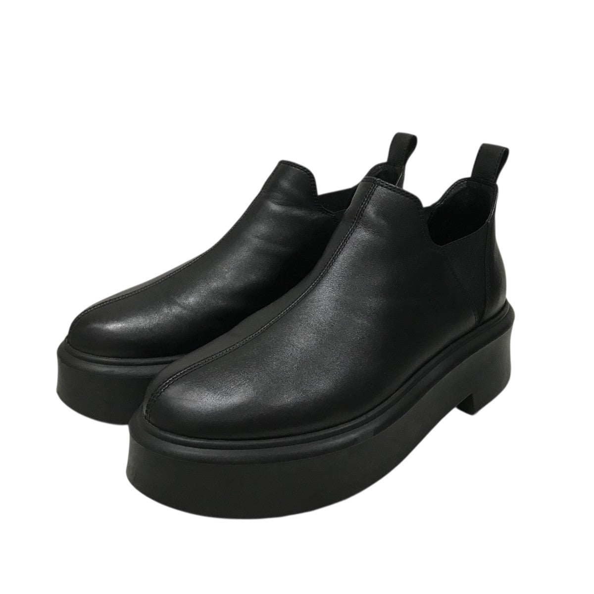 THE ROW(ザロウ) 【ROBIN】レザーサイドゴアシューズ ブラック