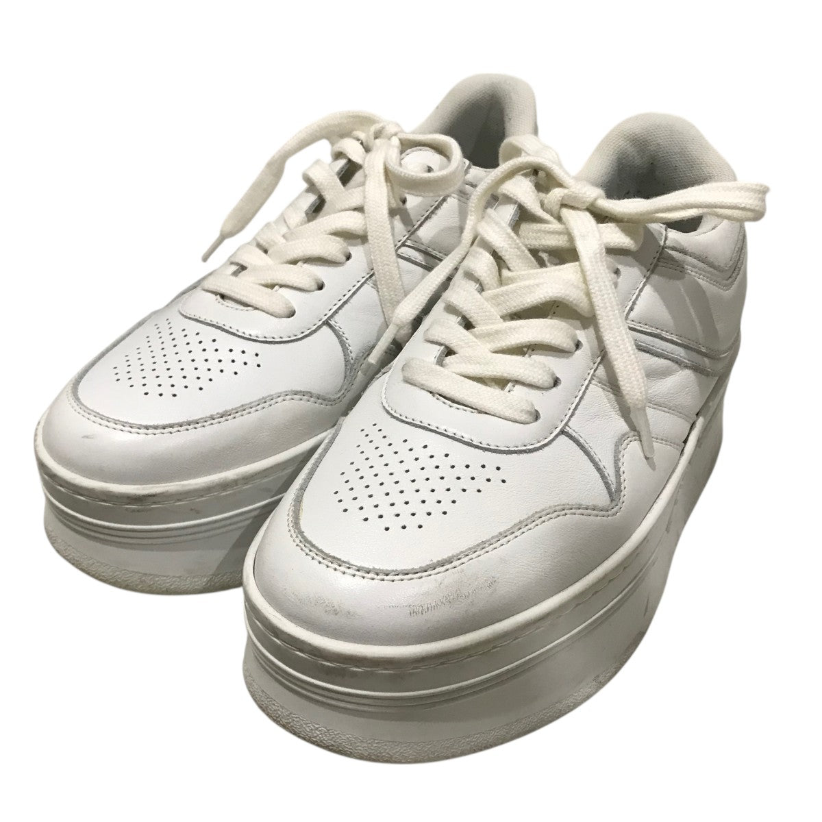 CELINE ホワイト スニーカー プラットフォーム