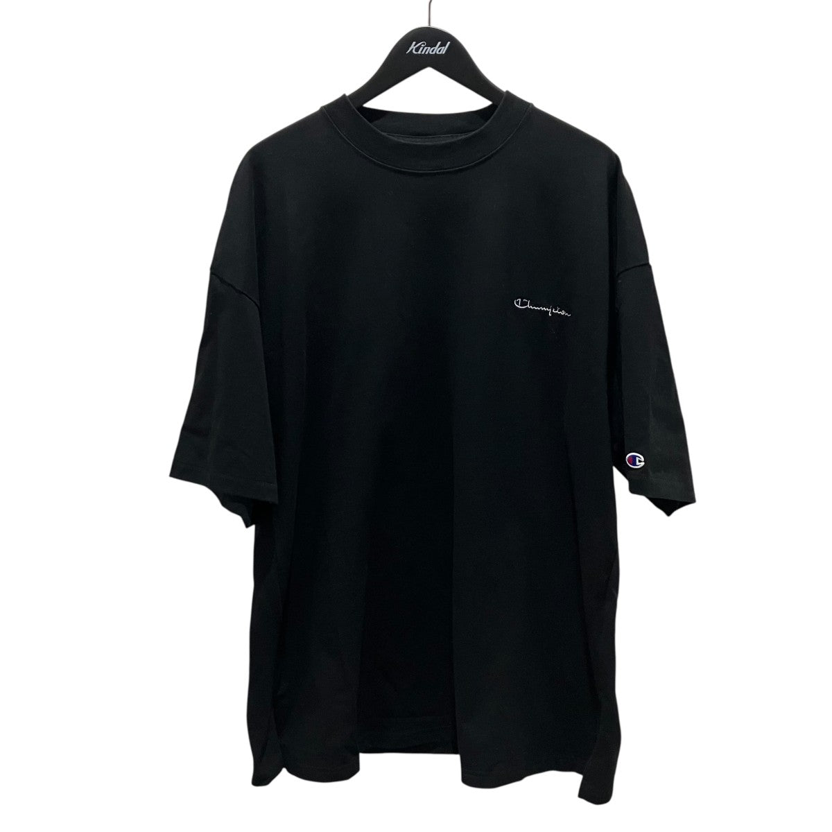 Champion×SOPH．×N．HOOLYWOOD 刺繍TシャツC8-U301 C8-U301 ブラック