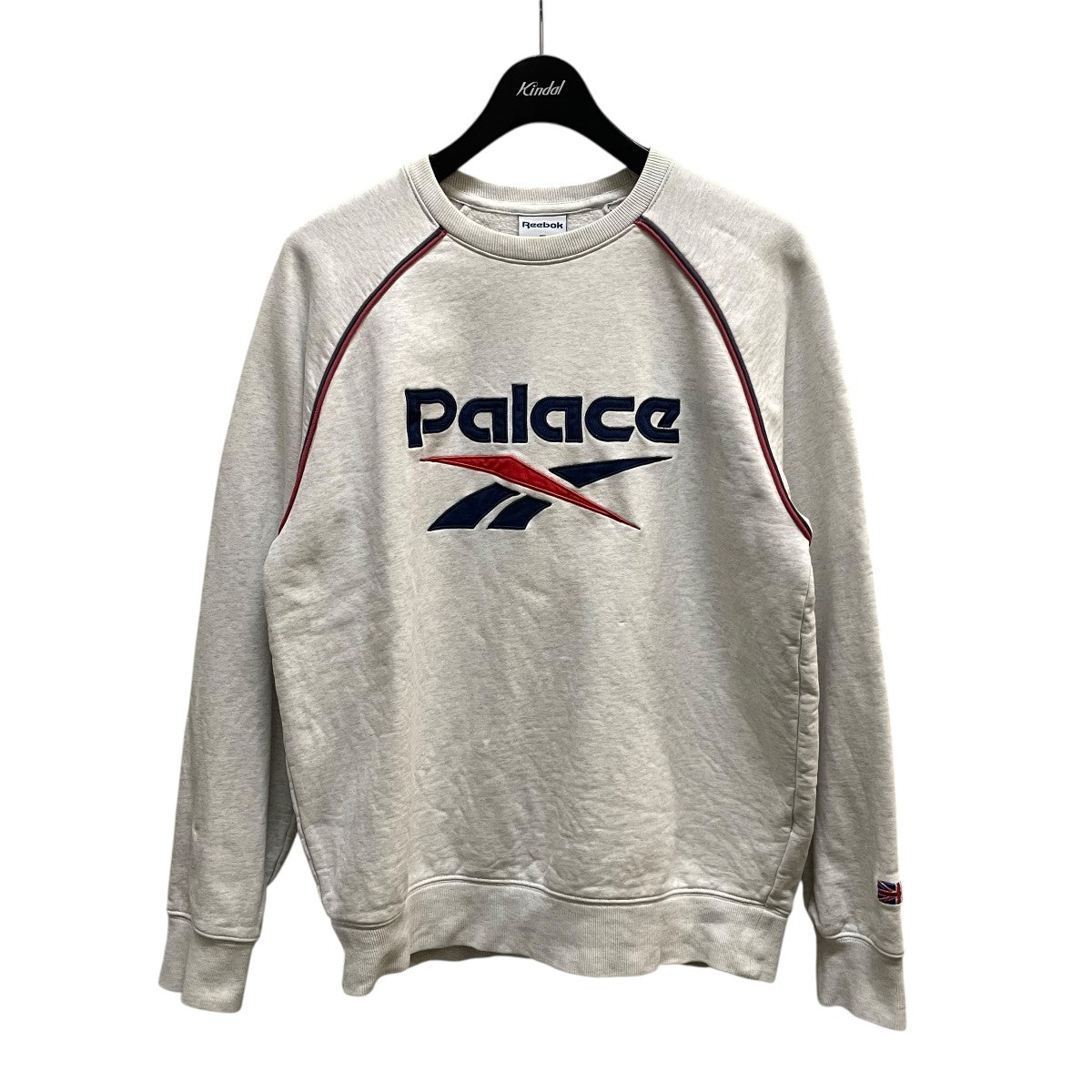 PALACE×REEBOK P-BOX CREWロゴスウェット056153 056153 ライトグレー
