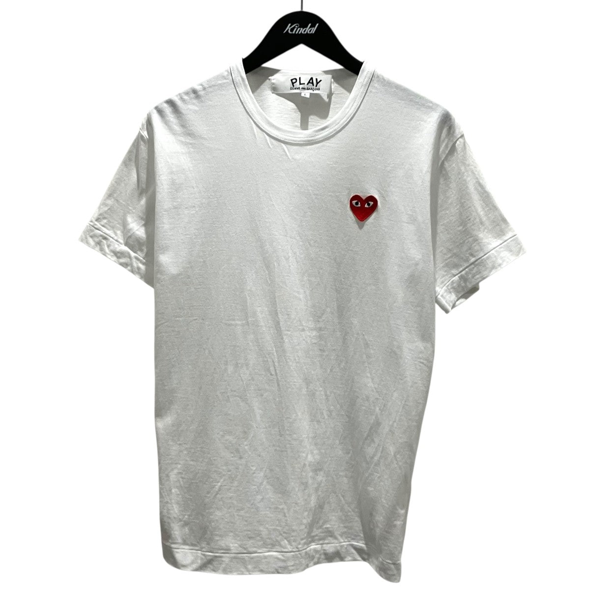 PLAY COMME des GARCONS(プレイコムデギャルソン) ハート刺繍TシャツAX