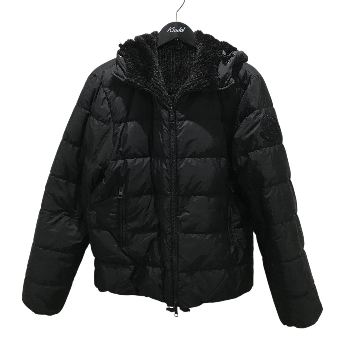モンクレール　ダウン　ジャケット　リバーシブル　サイドパッチ　ブラック MONCLER(モンクレール) リバーシブルダウンジャケットTEJAT TEJAT
