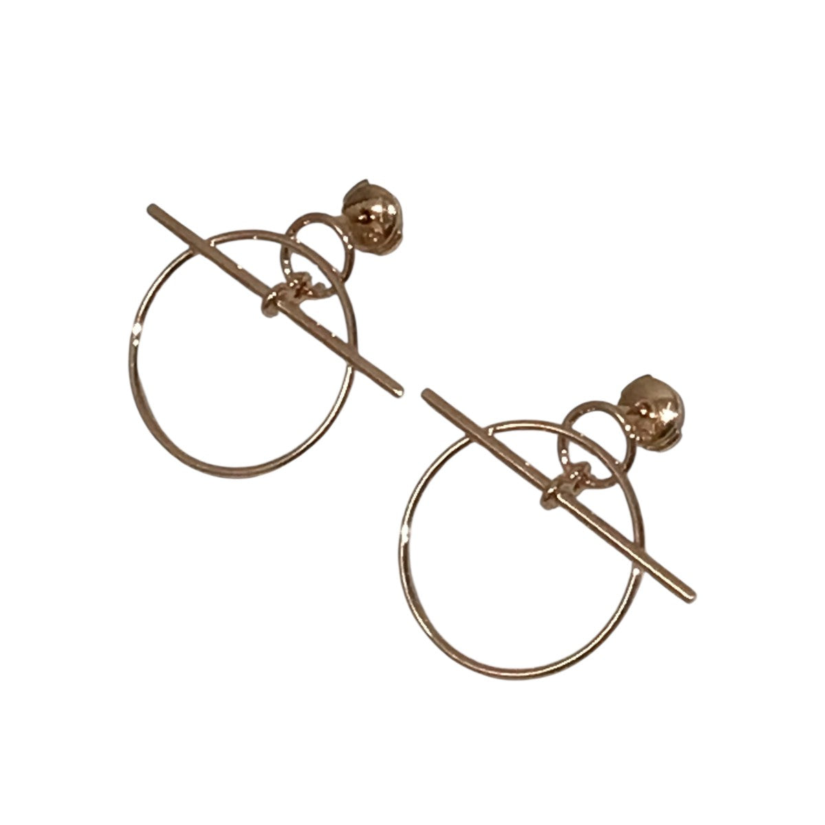 【専用】エルメスHERMES ピアスループPM ピンクゴールド18k 新品保証書 専用】エルメスHERMES ピアスループPM ピンクゴールド18k 新品